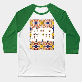 ACID ANIMAL | Psychedelic Tiger Magic | Animal Mirror Art & Design by Tyler Tilley (tiger picasso) Baseball T-Shirt